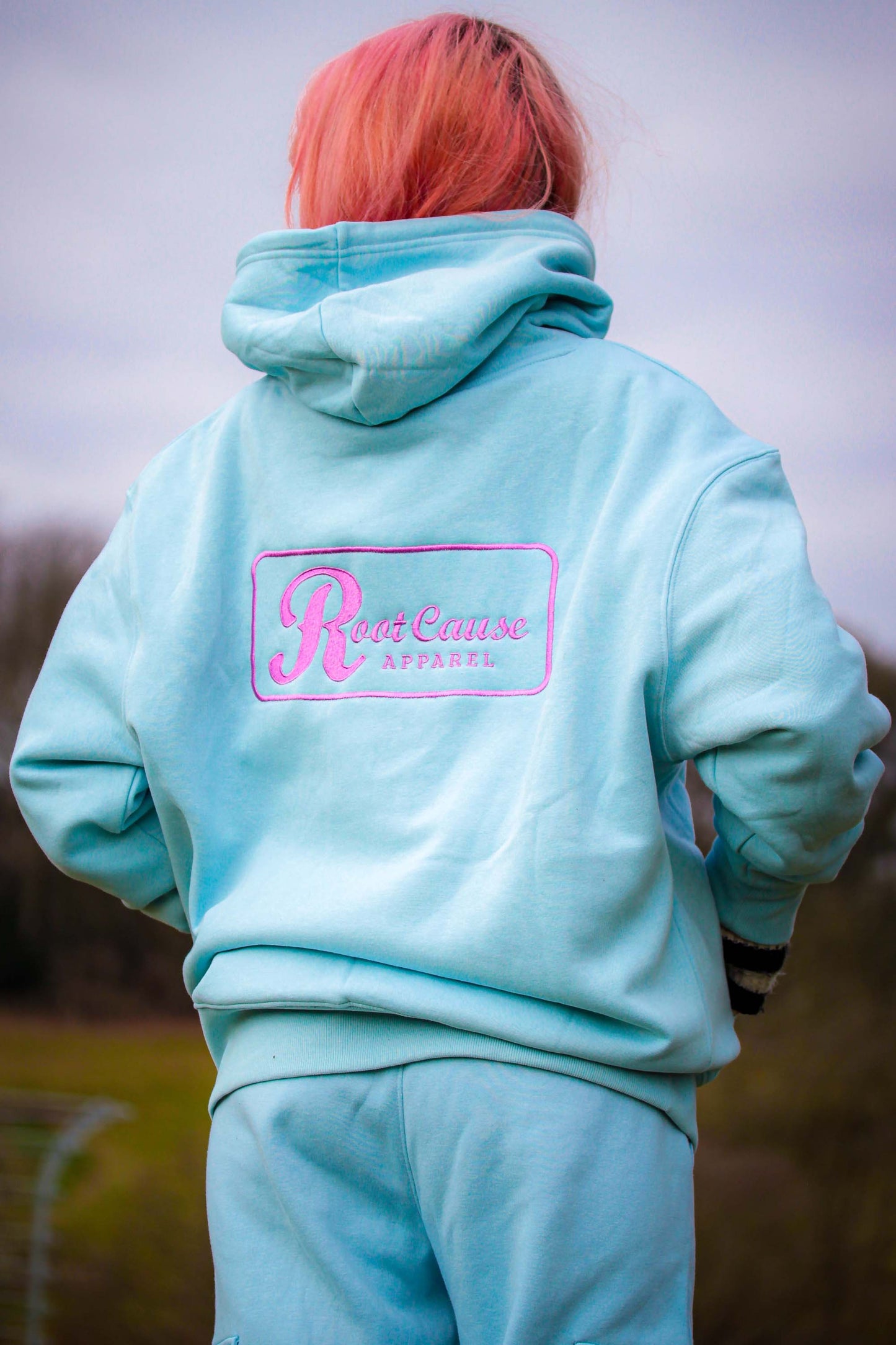 Double Skull Sky Tracksuit