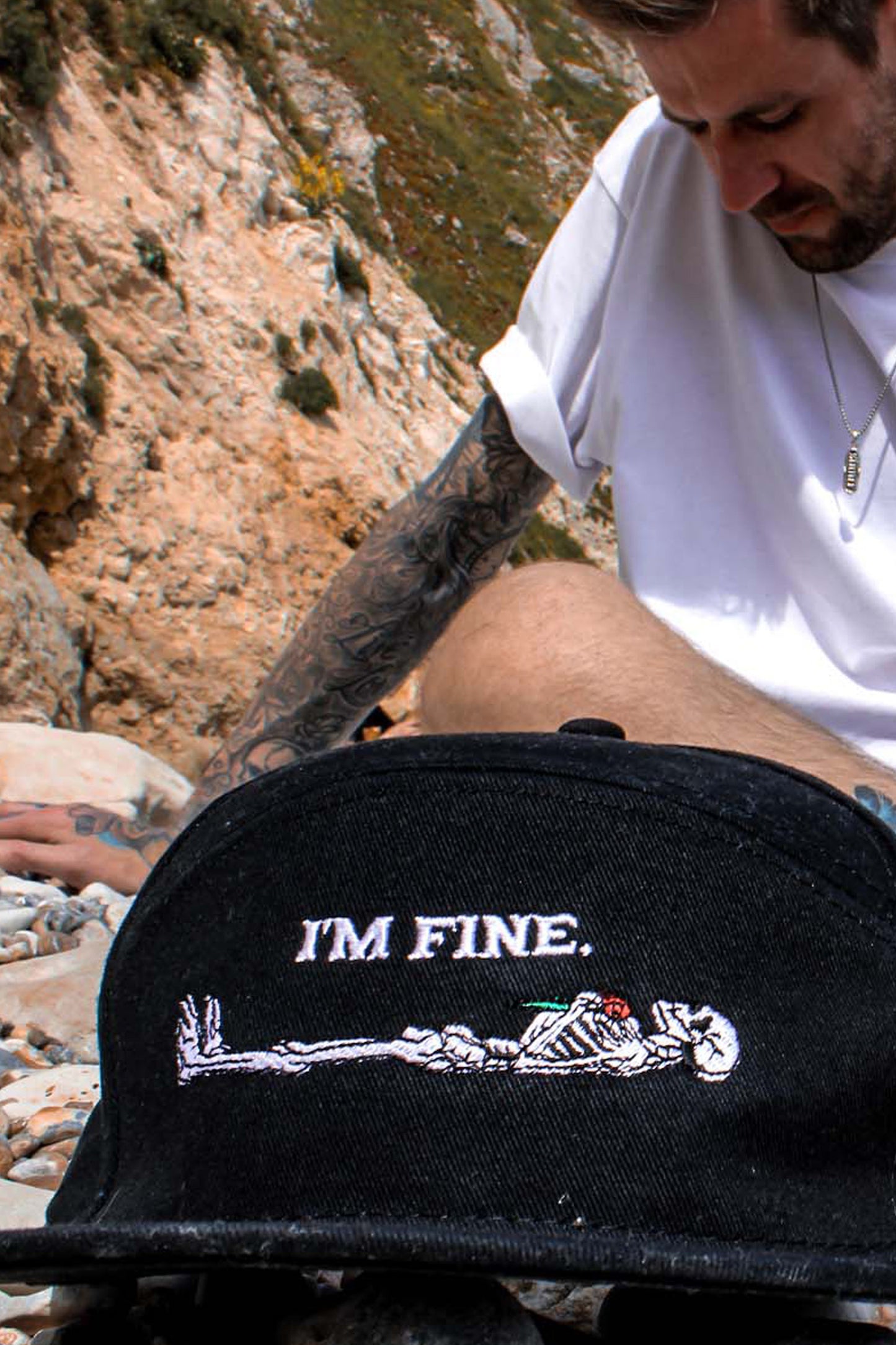 I'm Fine Pitcher Cap