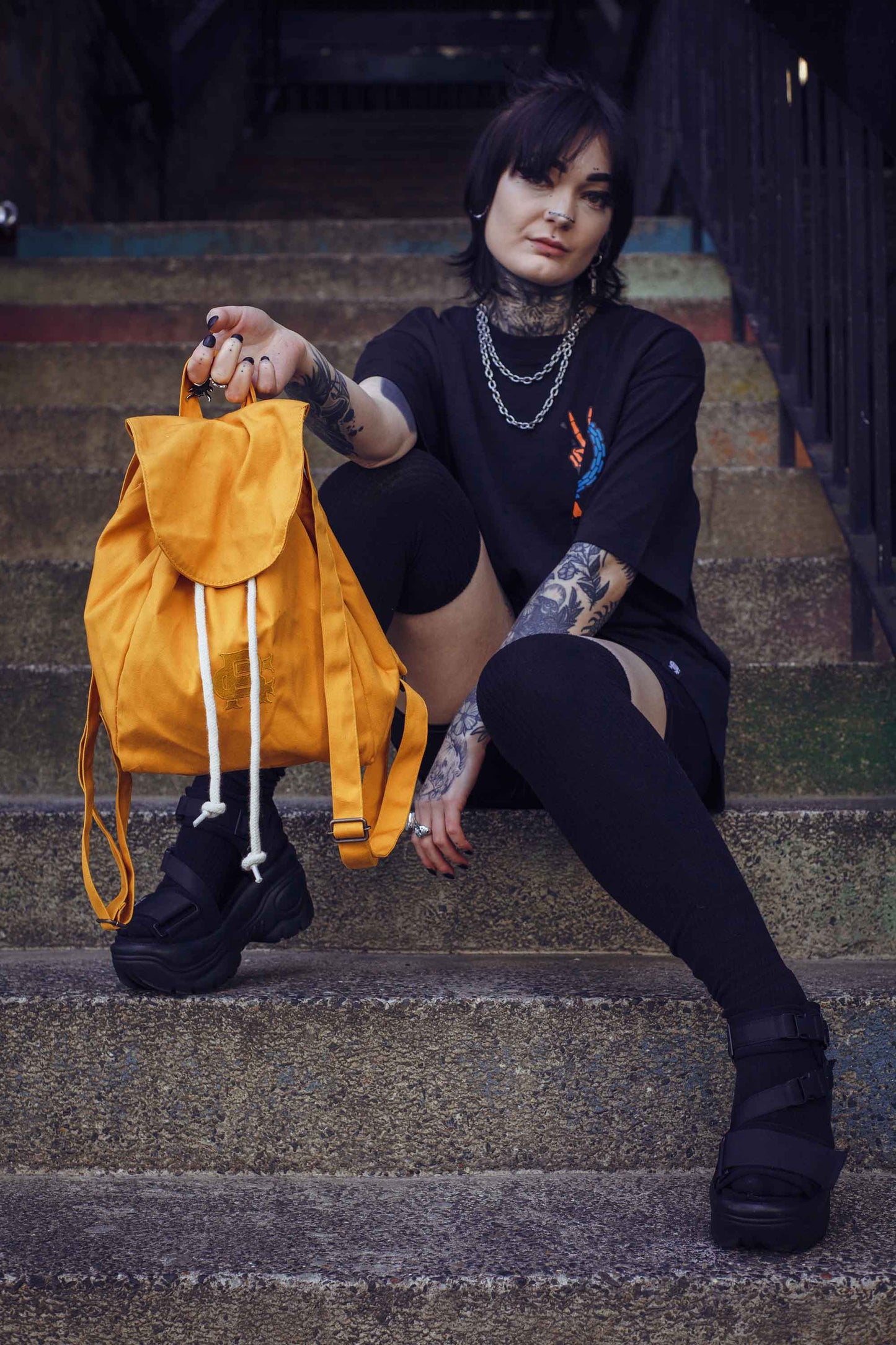 Root Cause Mustard Mini Rucksack