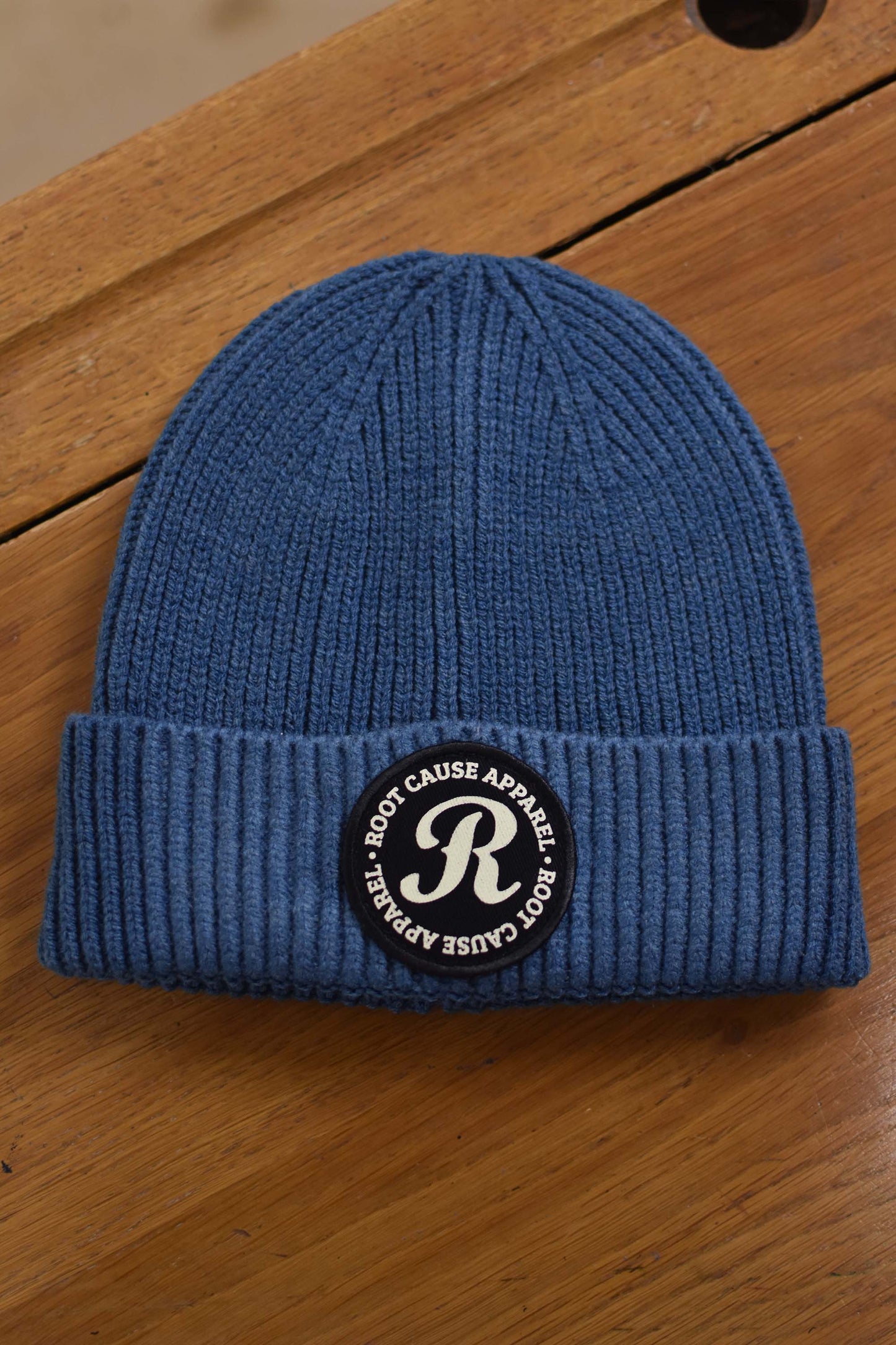 Root Cause Airforce Blue Patch Beanie