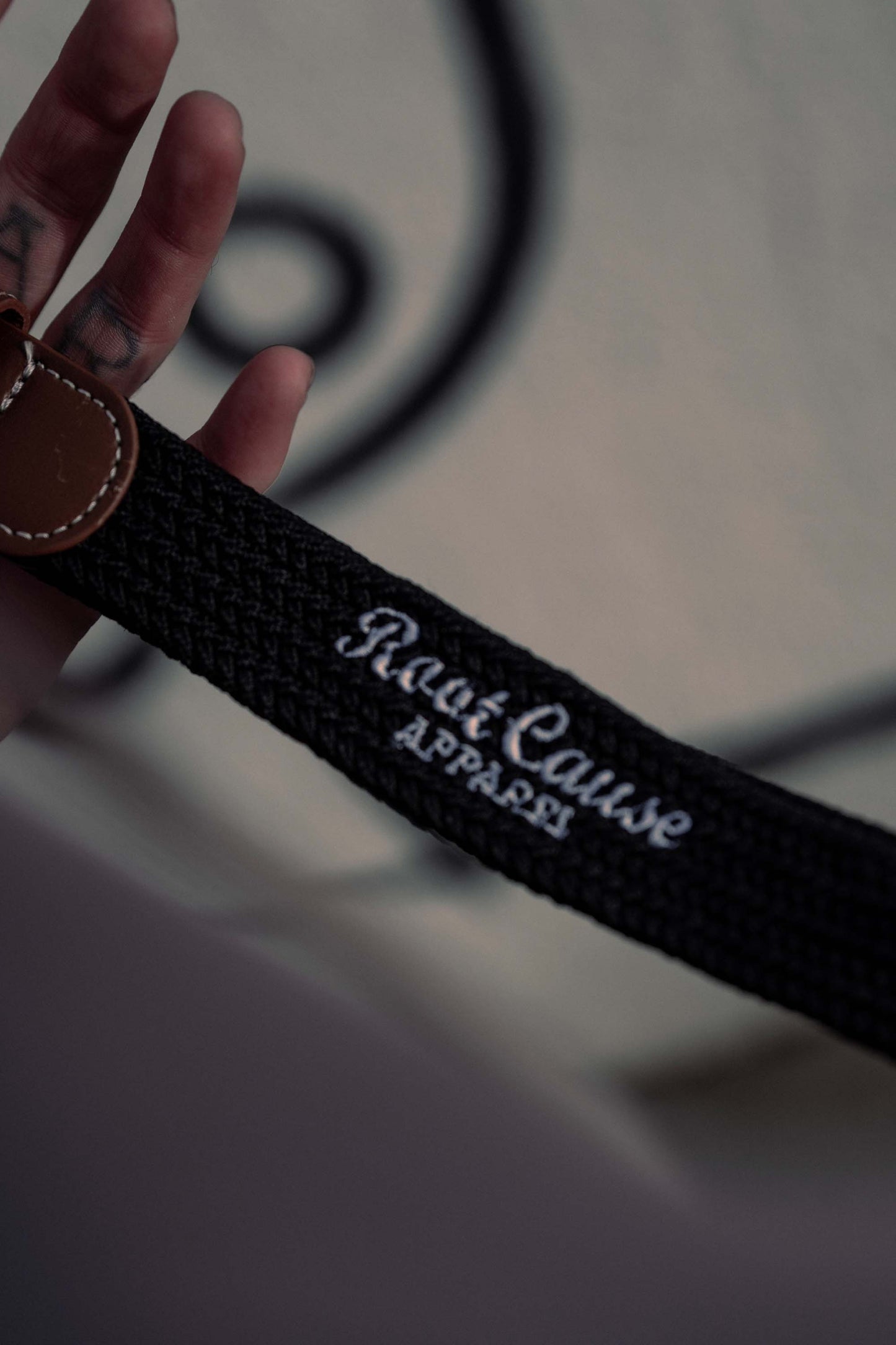 Root Cause Black Braid Belt