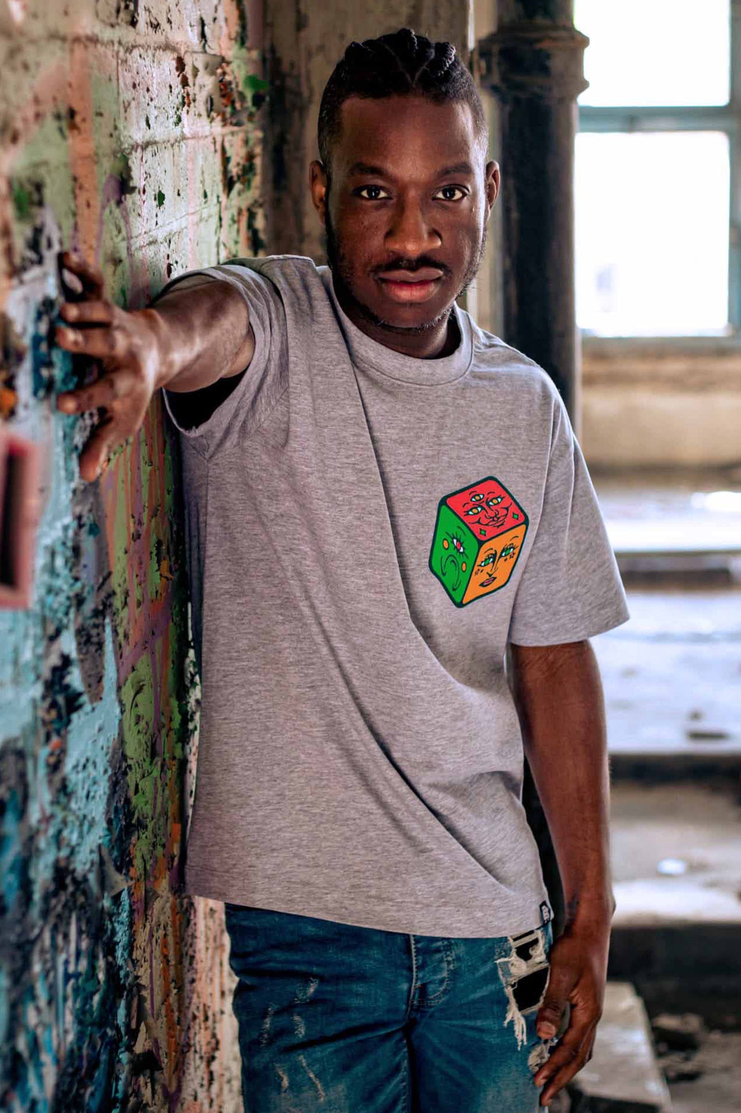 Roll The Dice Unisex Grey T-Shirt