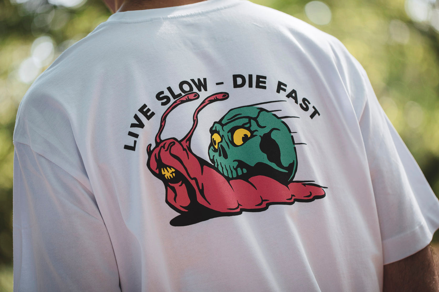 Root Cause Live Slow White Organic Unisex T-Shirt