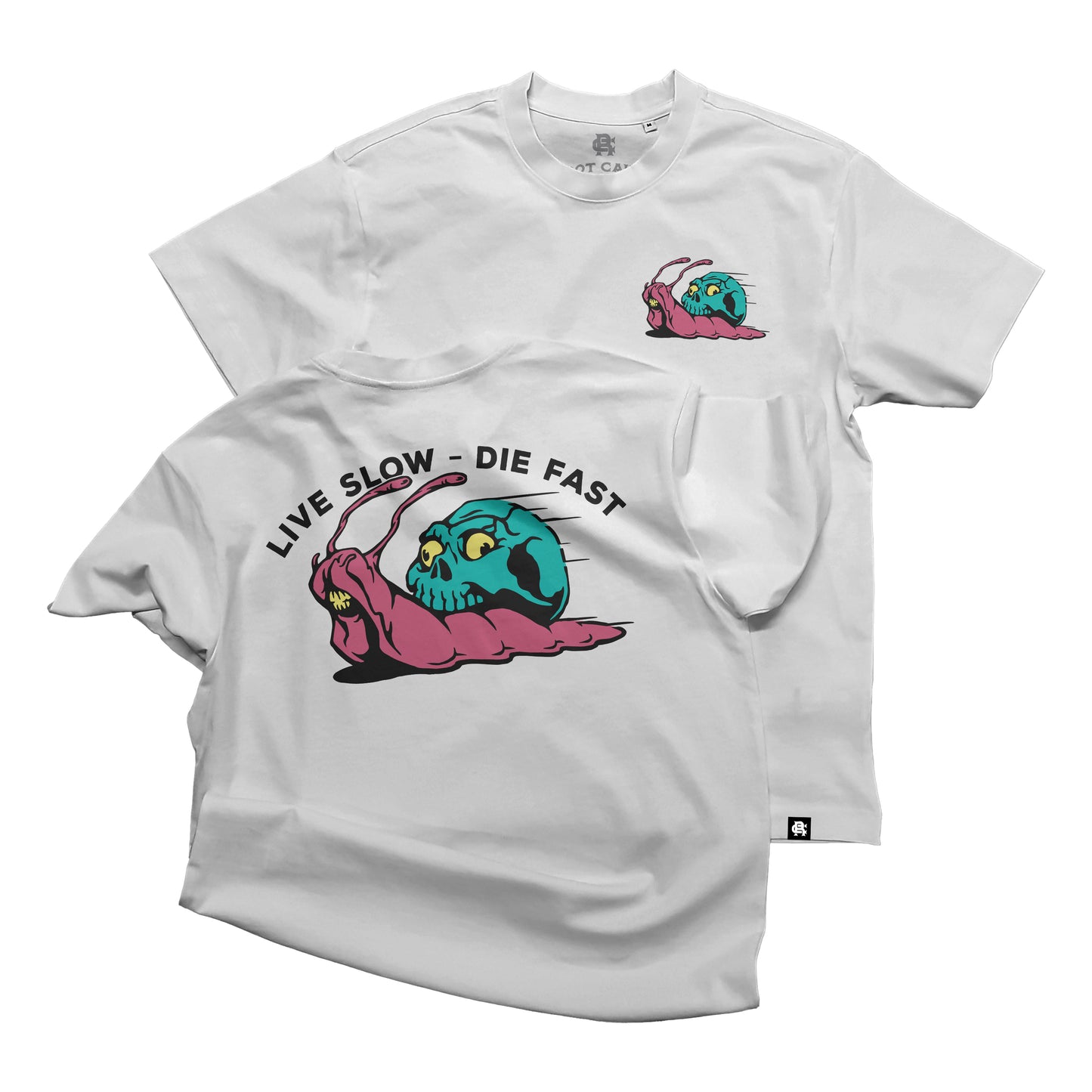 Root Cause Live Slow White Organic Unisex T-Shirt