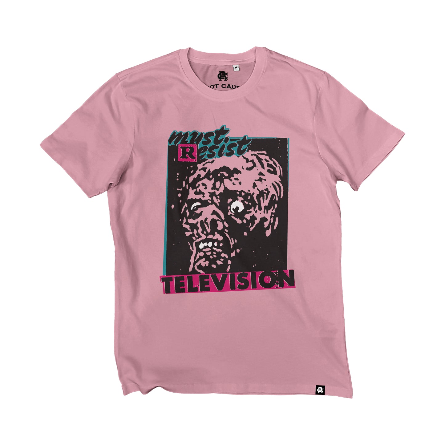 Root Cause Must Resist Pink Organic Unisex T-Shirt