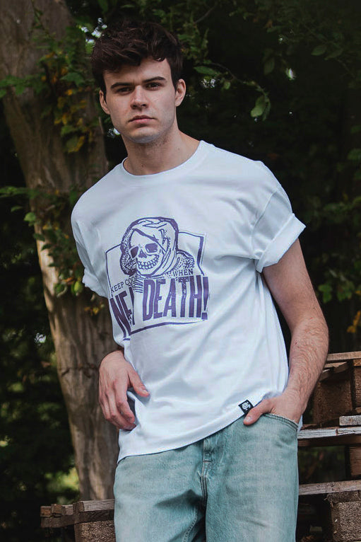 Root Cause Near Death White Organic Unisex T-Shirt
