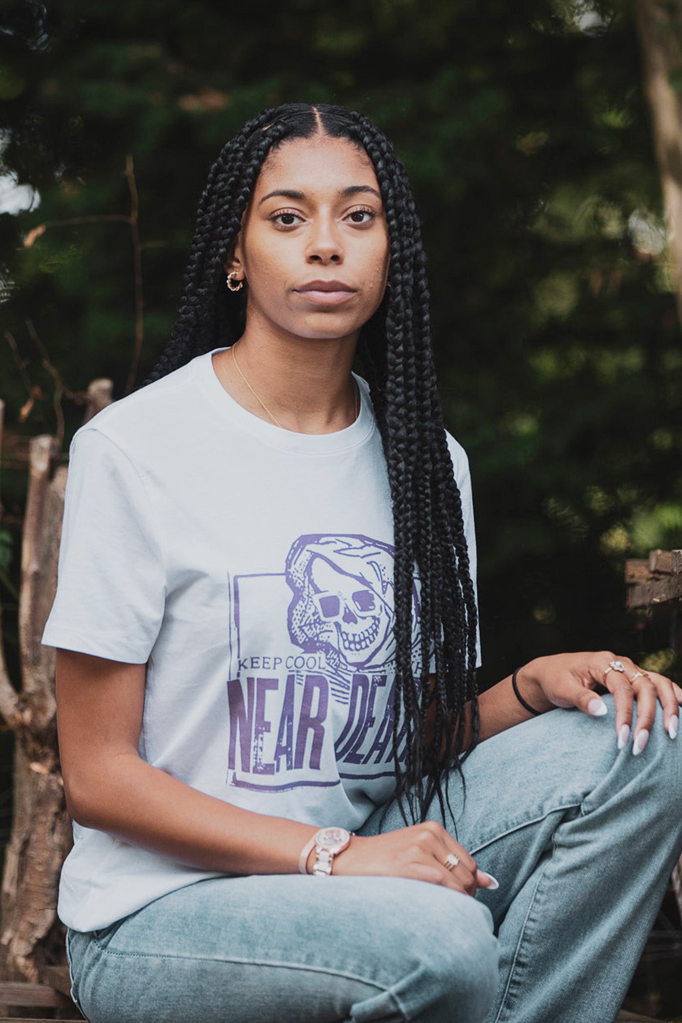 Root Cause Near Death White Organic Unisex T-Shirt