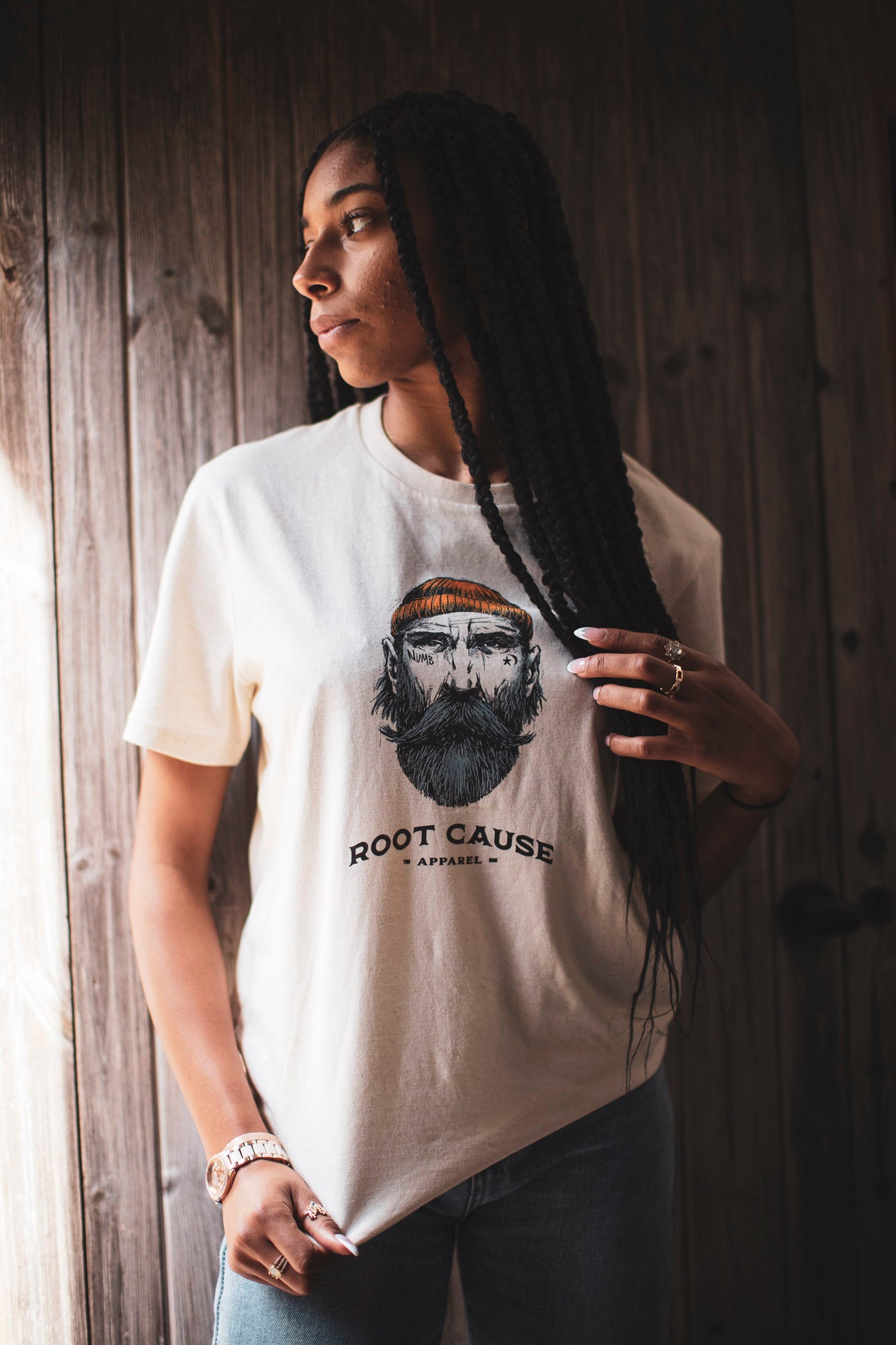 Root Cause Numb Natural Organic Unisex T-Shirt