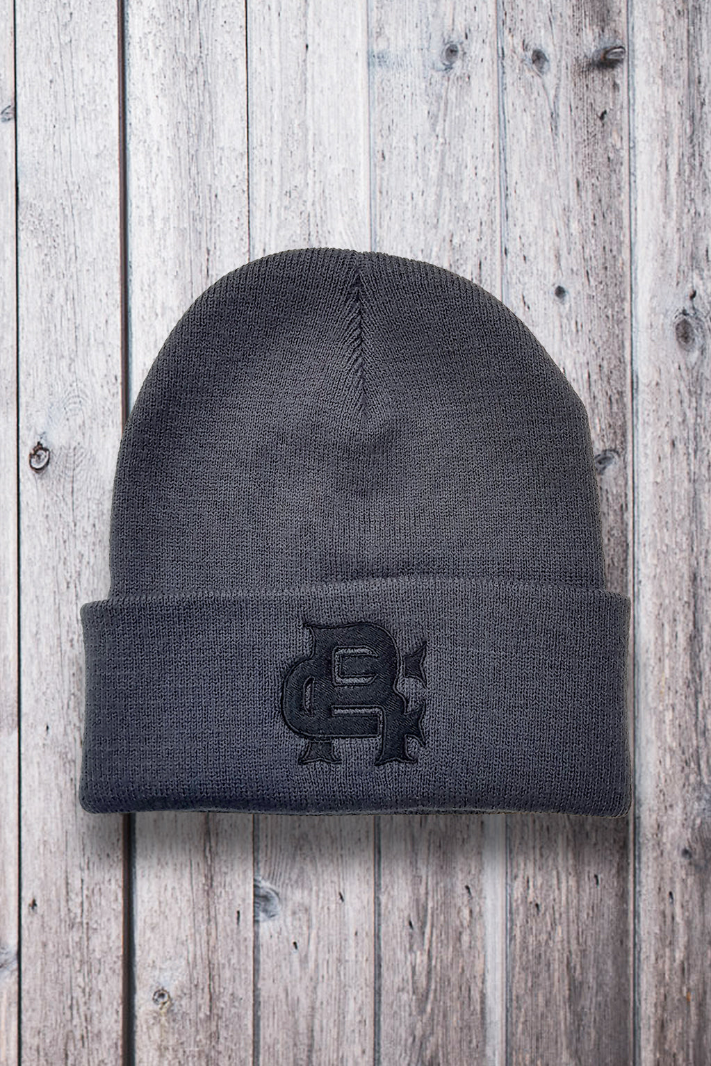 Root Cause Graphite Grey Monogram Beanie