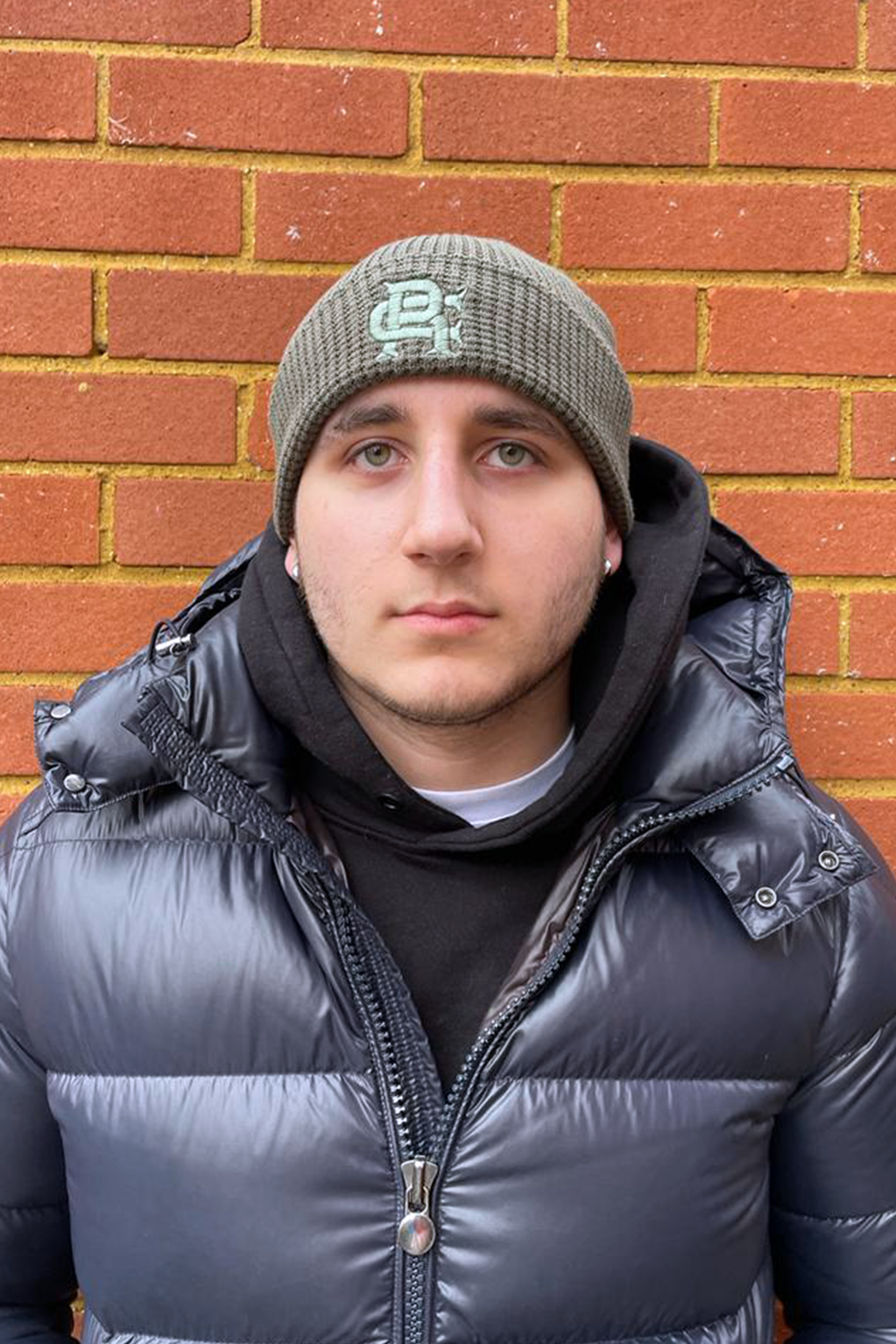 Root Cause Olive Green Waffle Beanie
