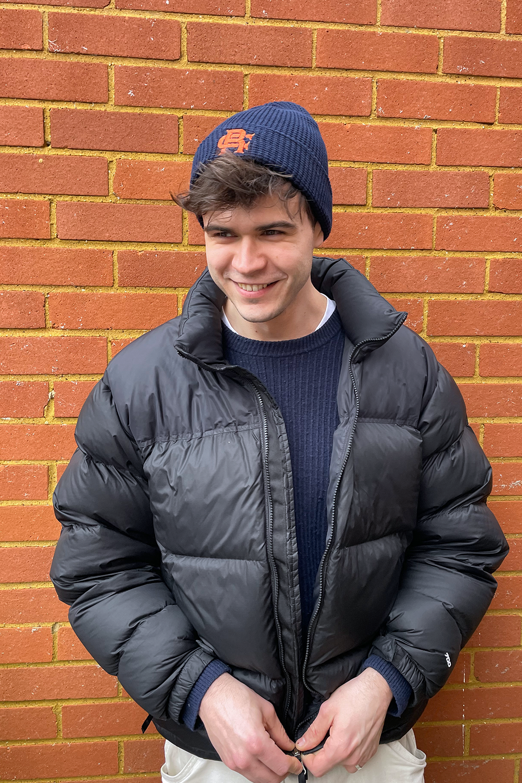 Root Cause Oxford Navy Waffle Beanie