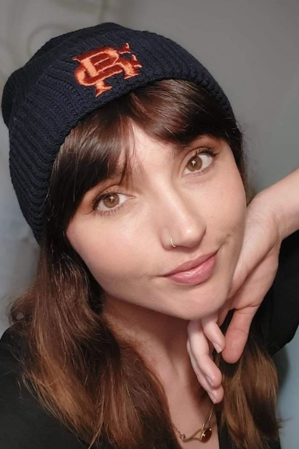 Root Cause Oxford Navy Waffle Beanie
