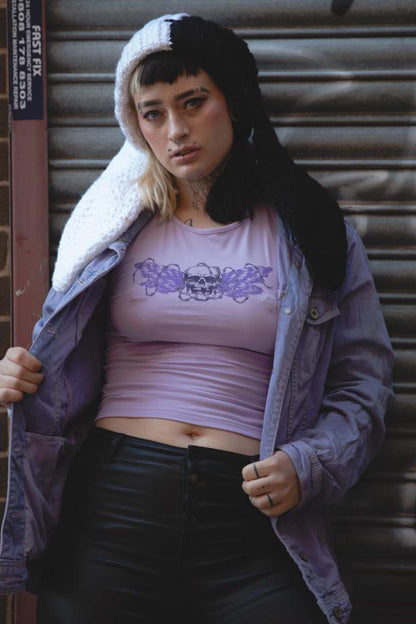 Bound Wings Lilac Vest Top