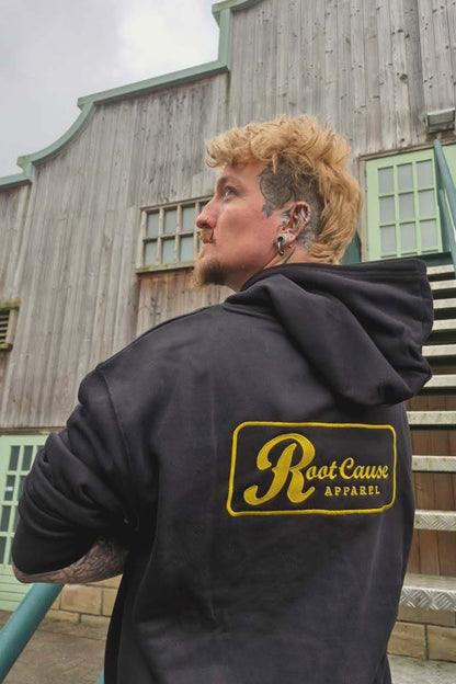 Double Skull Black Hoodie