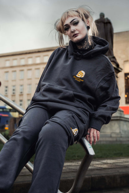 Double Skull Charcoal Tracksuit
