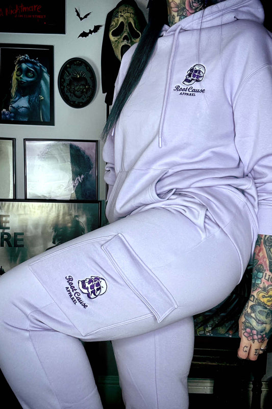 Double Skull Lilac Joggers