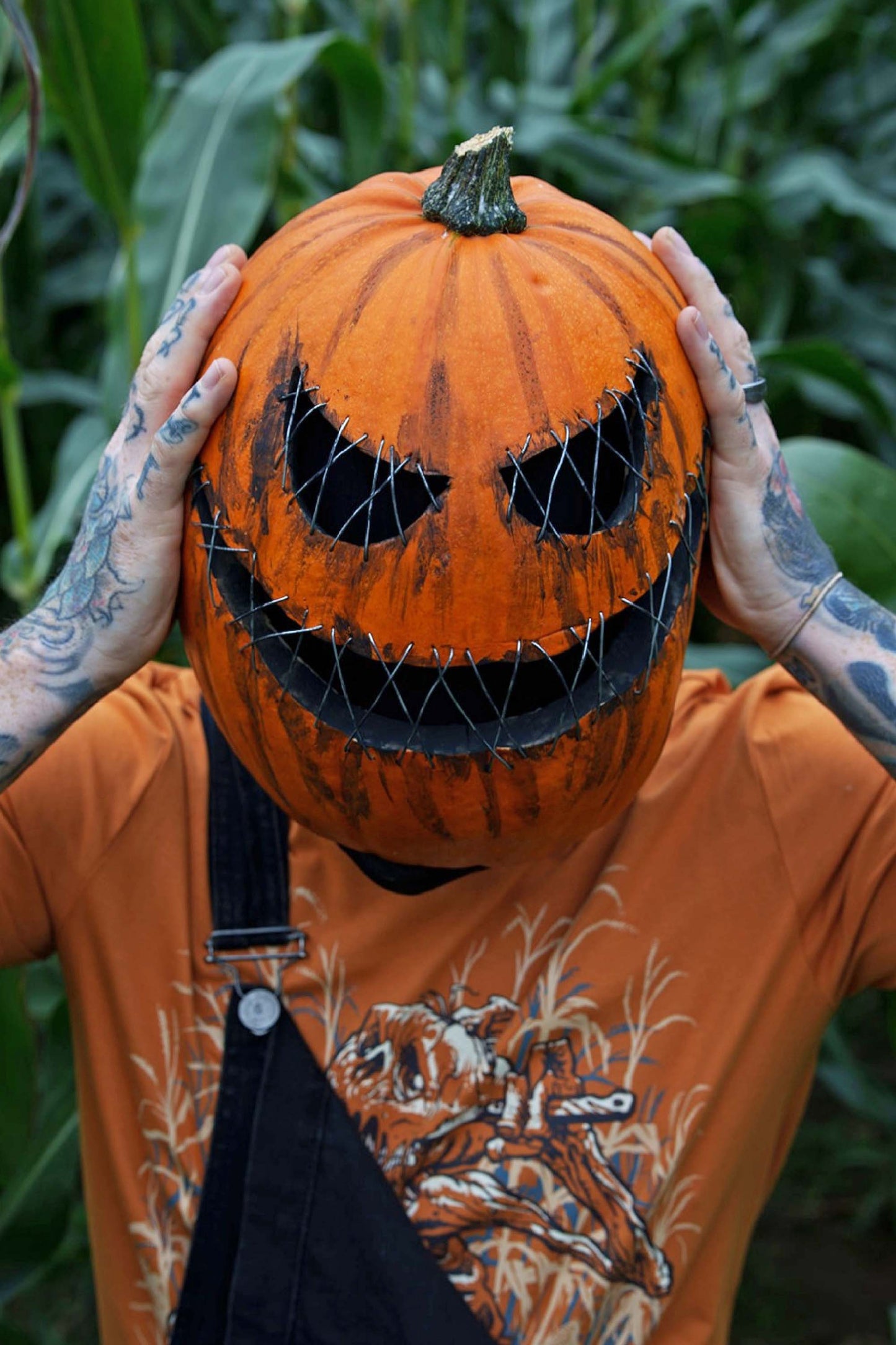 Pumpkin Head Unisex T-Shirt
