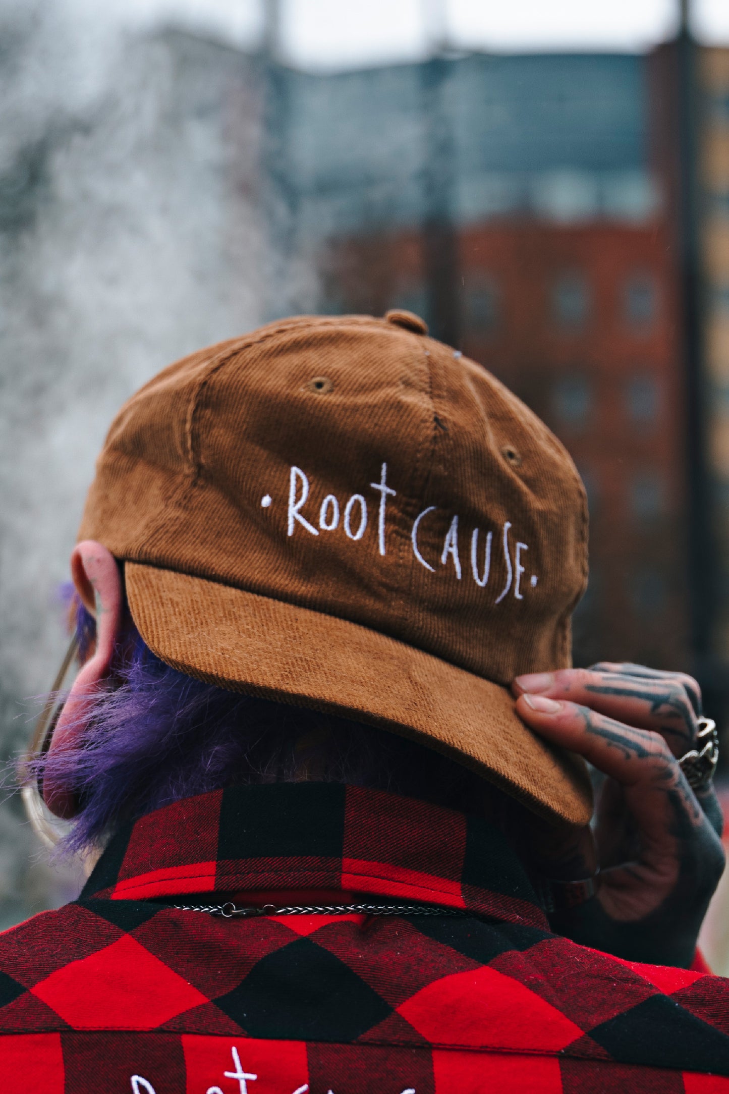 Root Cause Brown Cord Cap