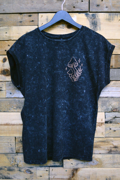Shimmer Shroom Extended Shoulder T Shirt