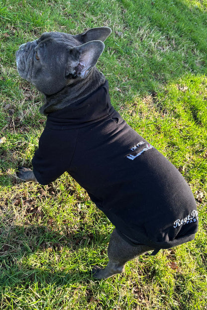 Root Paws - Black Im Fine Hoodie