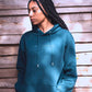 Root Cause Core Roots Ink Blue Organic and Recycled Unisex Hoodie