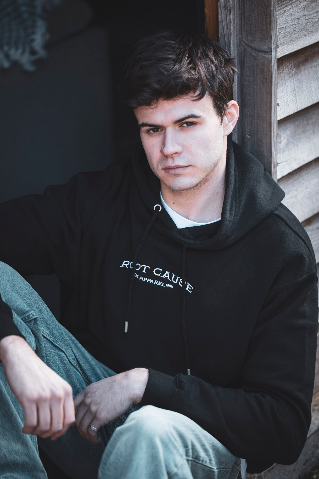 Root Cause Core Roots Black Organic and Recycled Unisex Hoodie