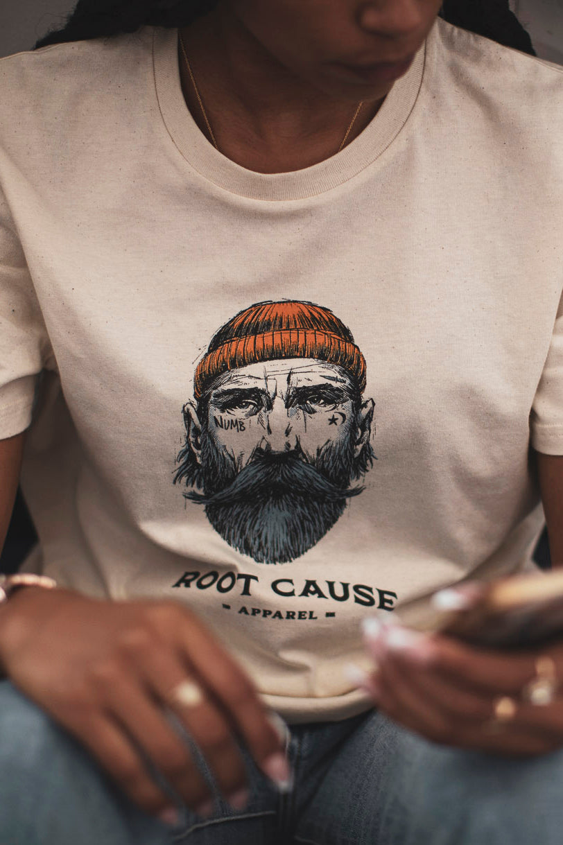 Root Cause Numb Natural Organic Unisex T-Shirt