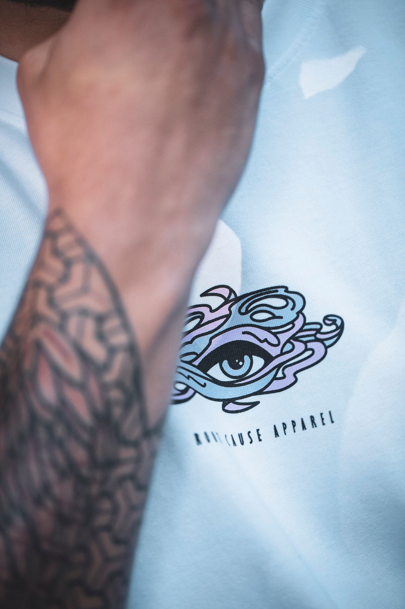 Root Cause Mystic Hand White Organic Unisex T-Shirt