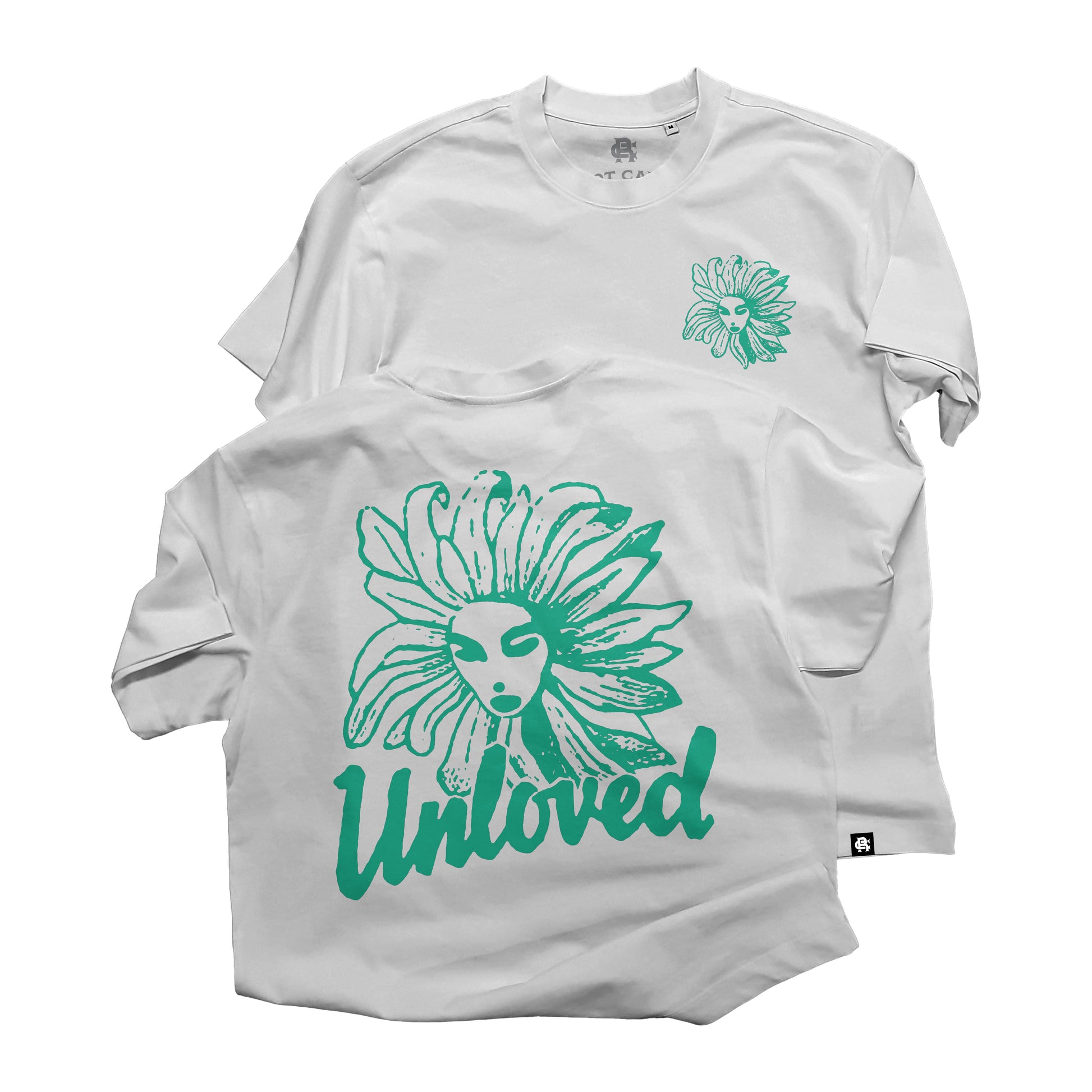 Root Cause Unloved White Organic Cotton Unisex T-Shirt