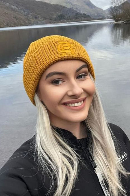 Root Cause Mustard Waffle Beanie
